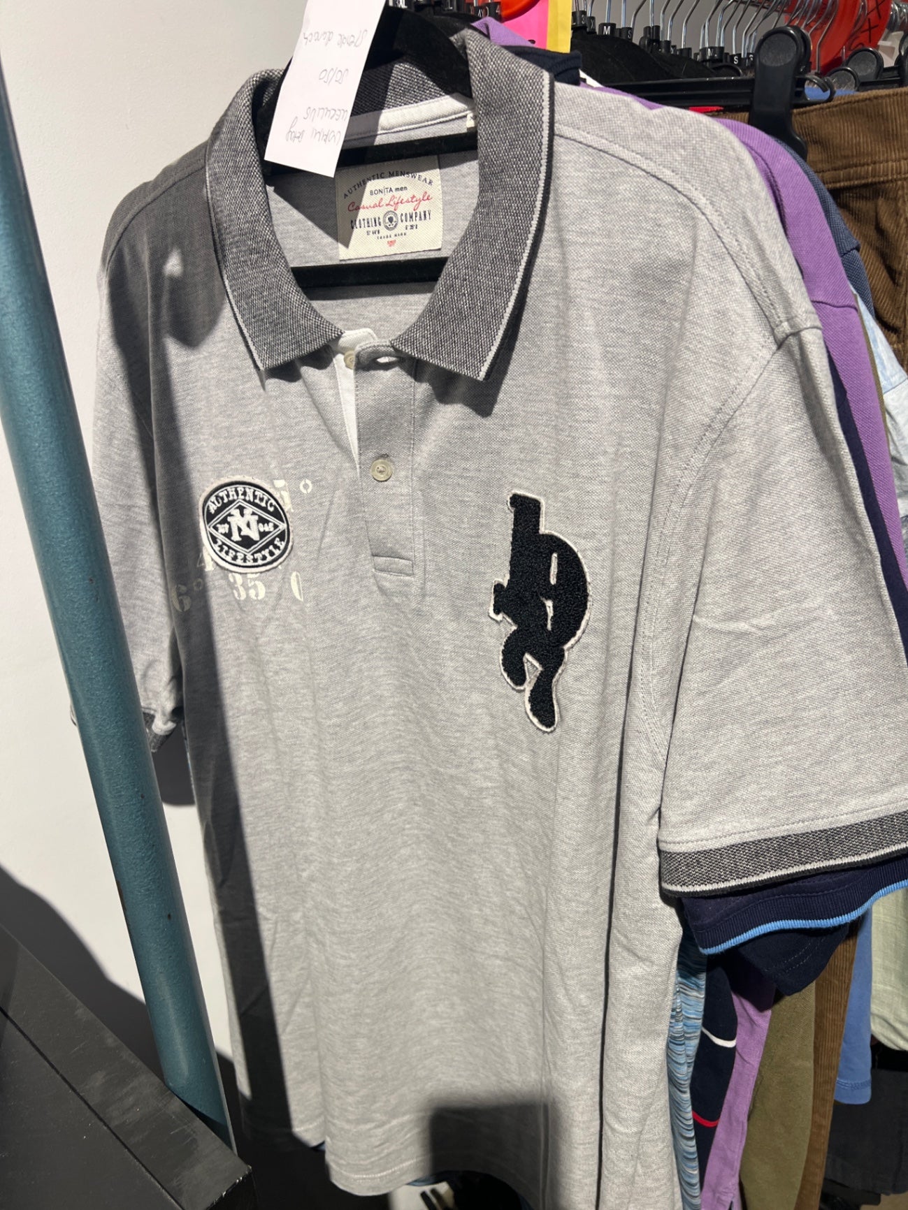 Bonita men Poloshirt Grau Gr.: XXL