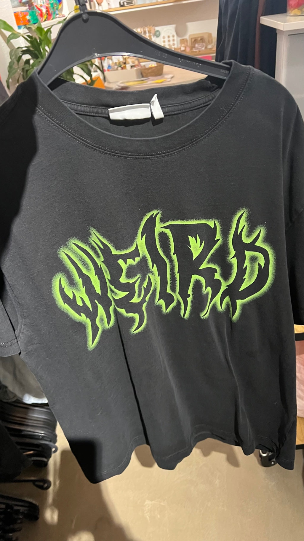 WEEKDAY T-Shirt Schwarz Gr.: L