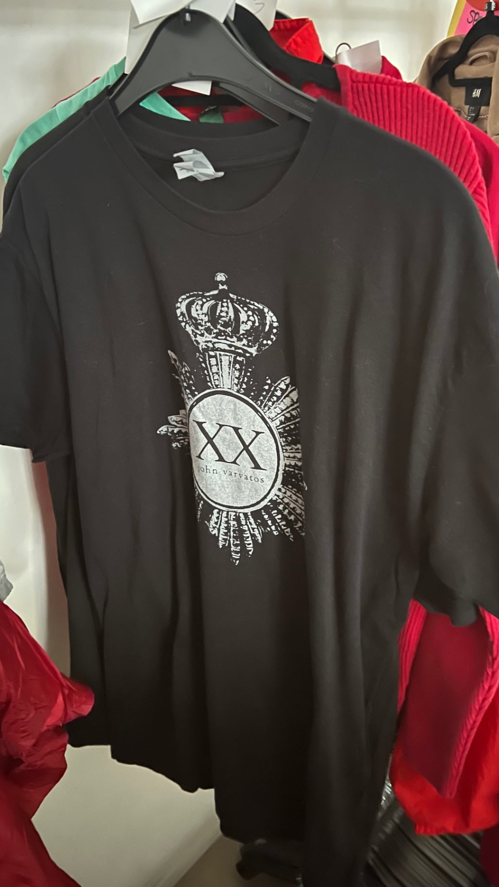John Varvatos T-Shirt Schwarz Gr.: XL