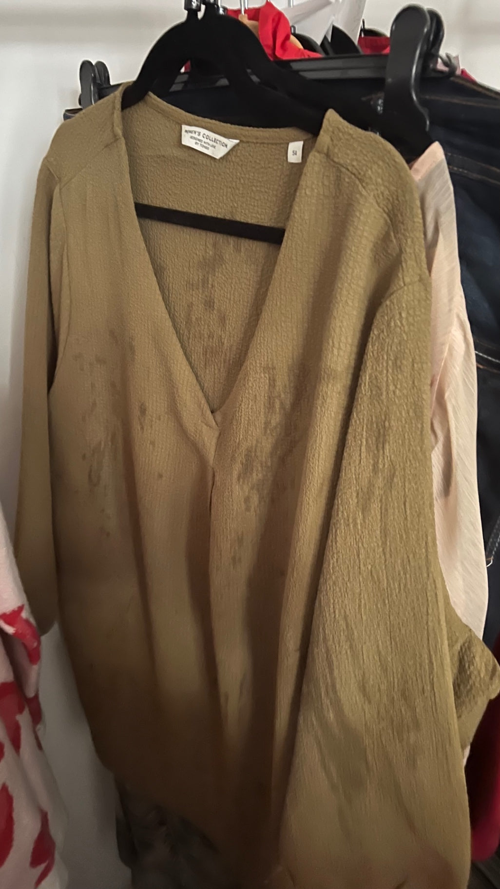 Bluse Beige Gr.: 54