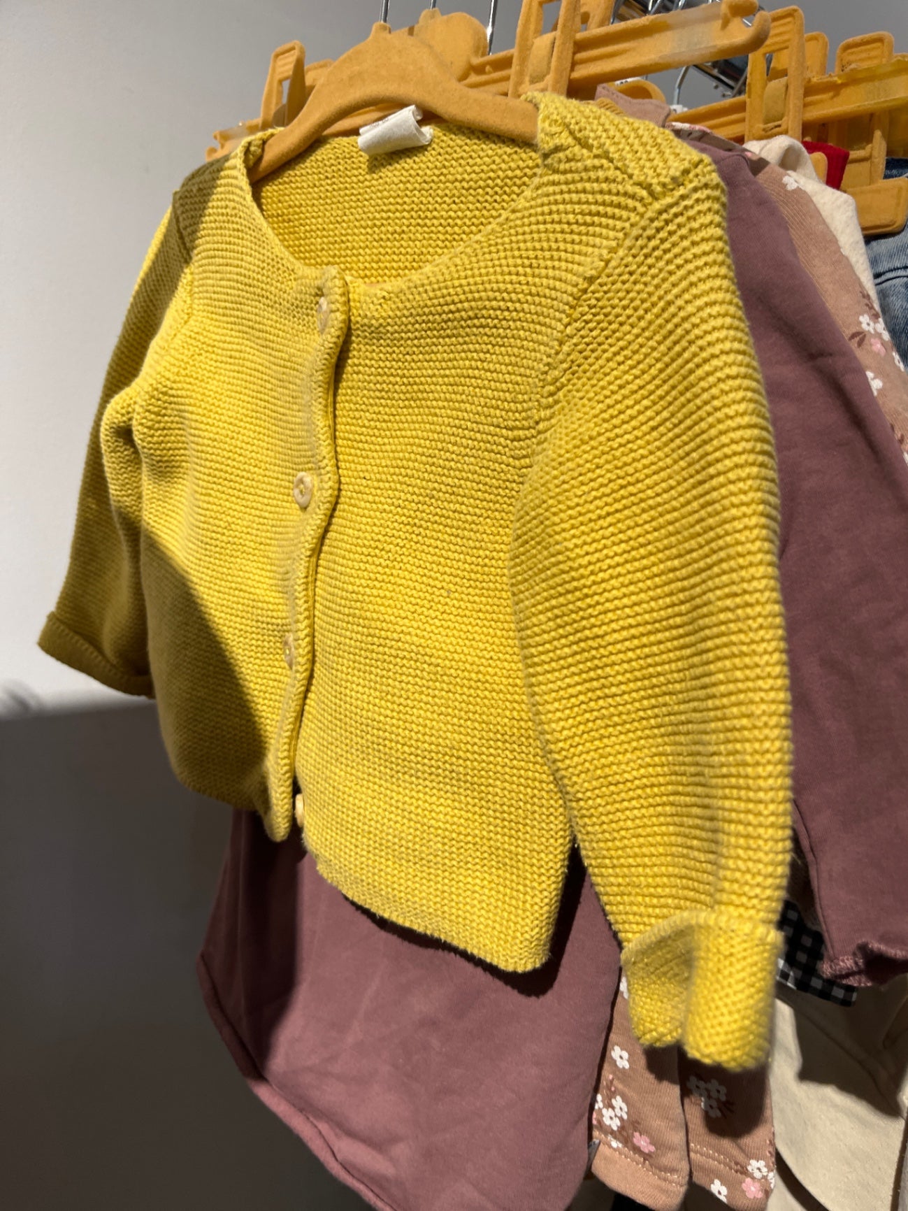 H&M Strickjacke Gelb Gr.: 68