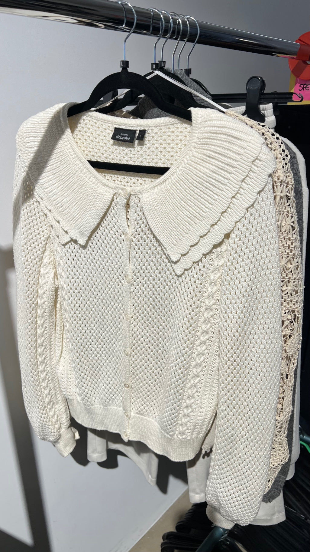 KappAhl Strickjacke Elfenbein Gr.: L