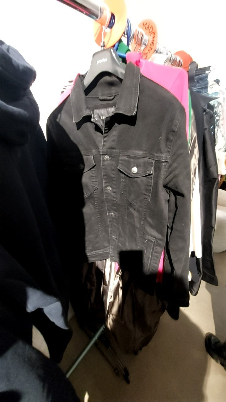 Zara Jeansjacke Schwarz Gr.: M