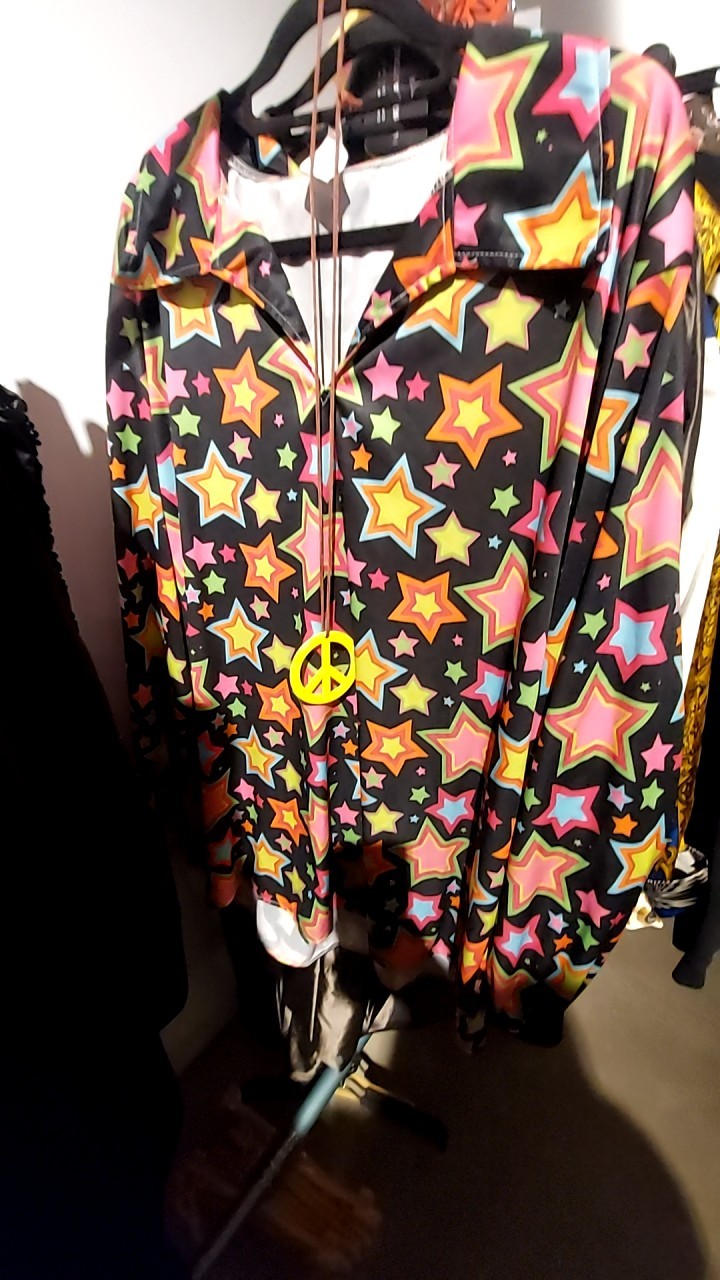 Bluse Hippie Karnevalskostüm Gr.: L
