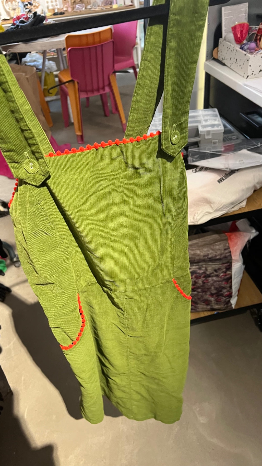 HerzBlut Latzkleid Hellgrün Gr.: M