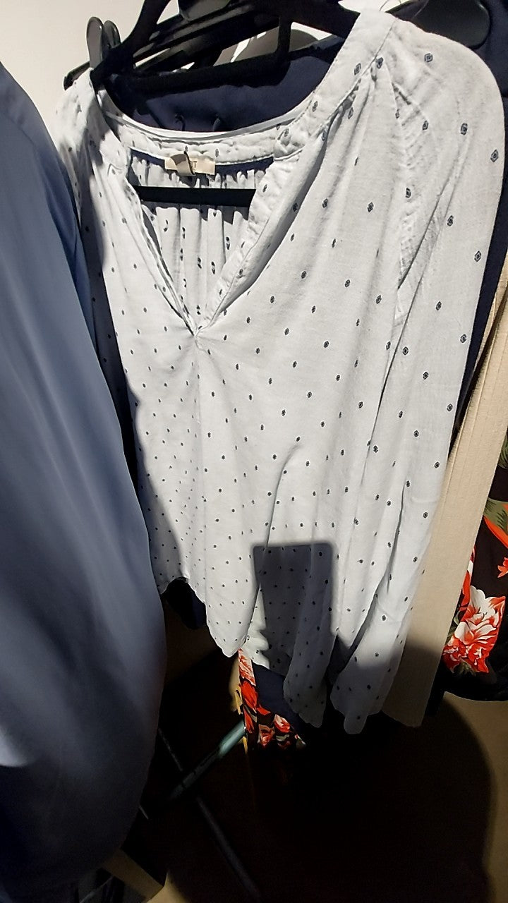 Esprit Bluse Hellblau B-Ware Gr.: XL
