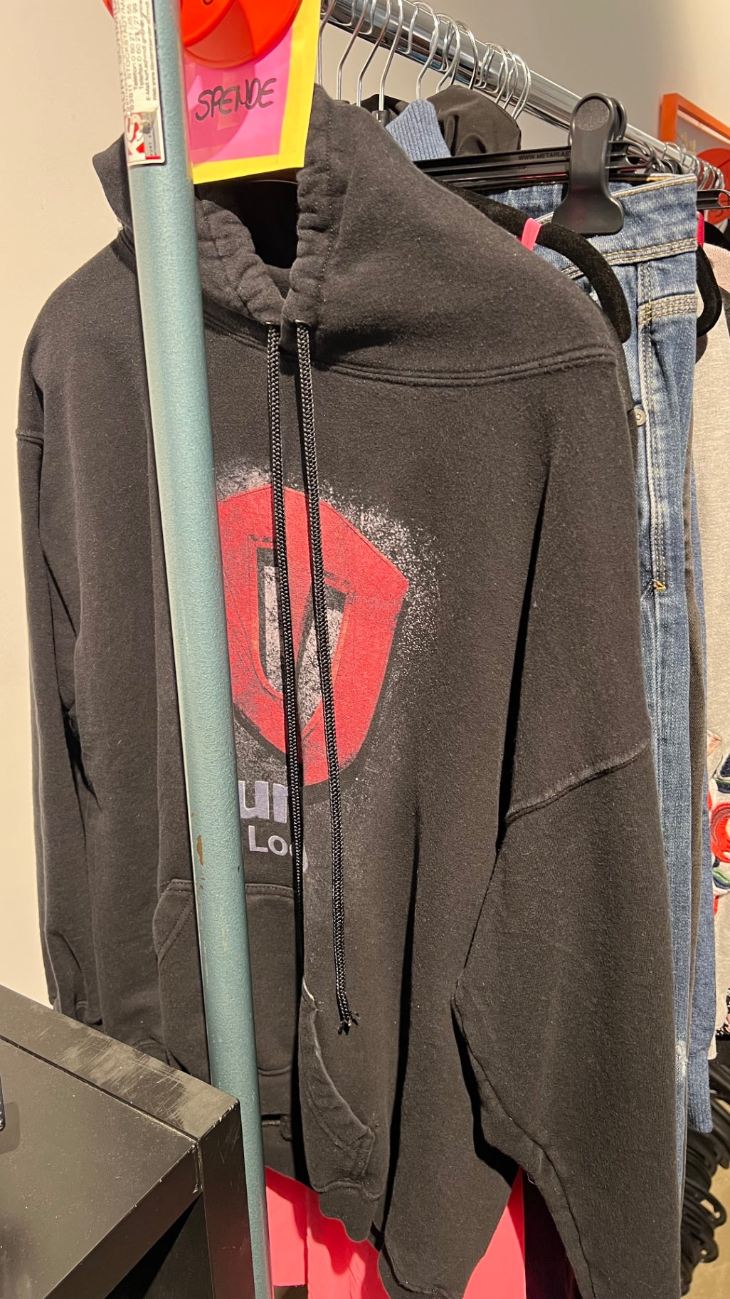 Hoodie Schwarz Gr.: XL