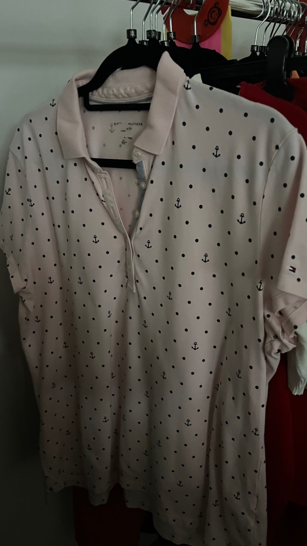 Tommy Hilfiger Poloshirt Rosa Gr.: XXL