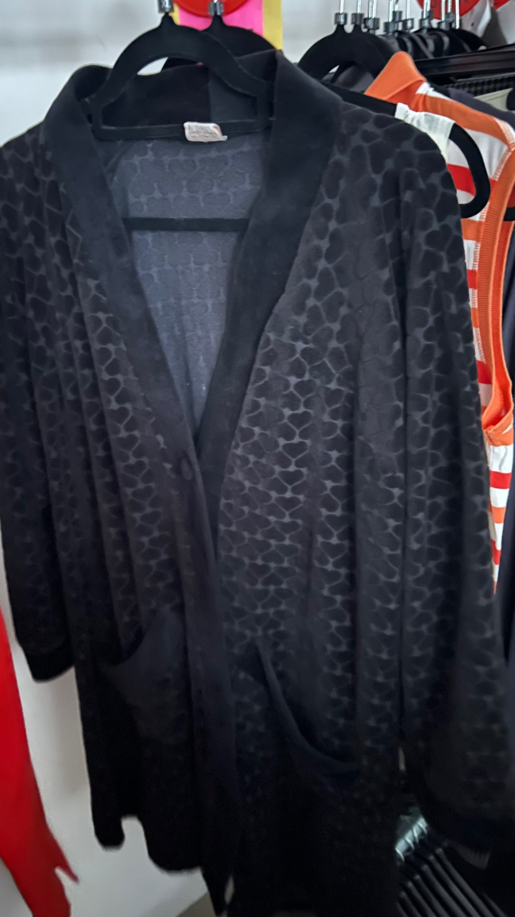 Parisline Strickjacke Schwarz Gr.: XL