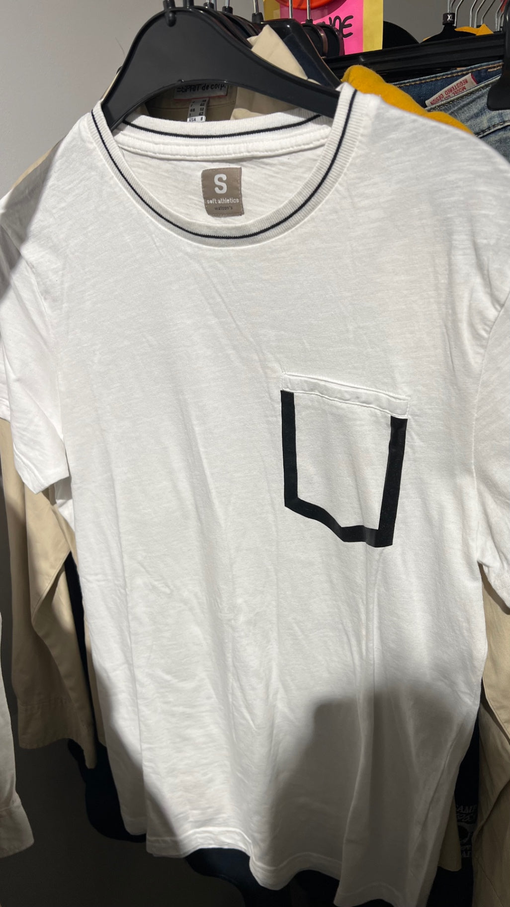 Soft Athletics T-Shirt Weiß Gr.: S
