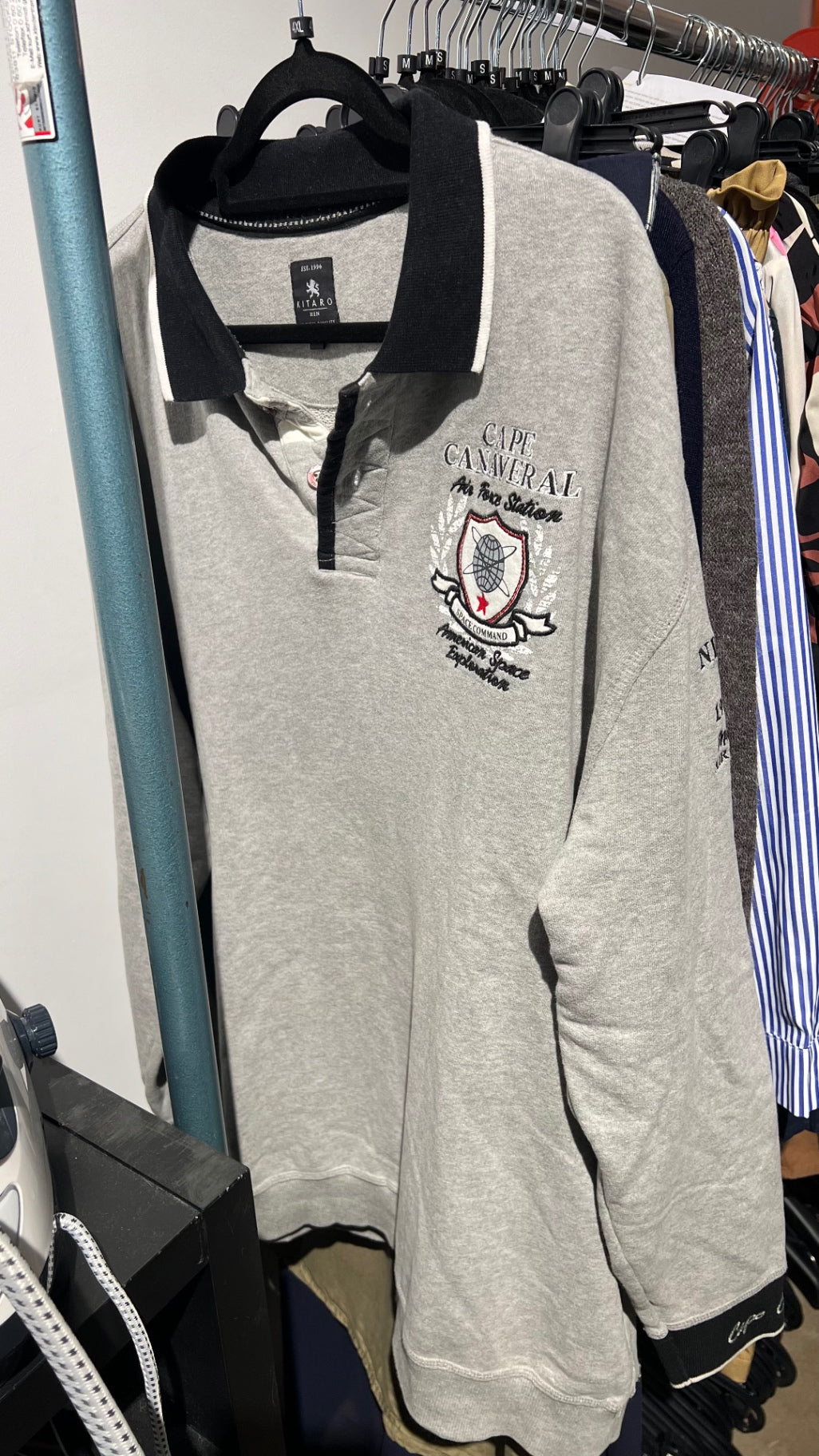KITARO Poloshirt Grau Gr.: 4XL