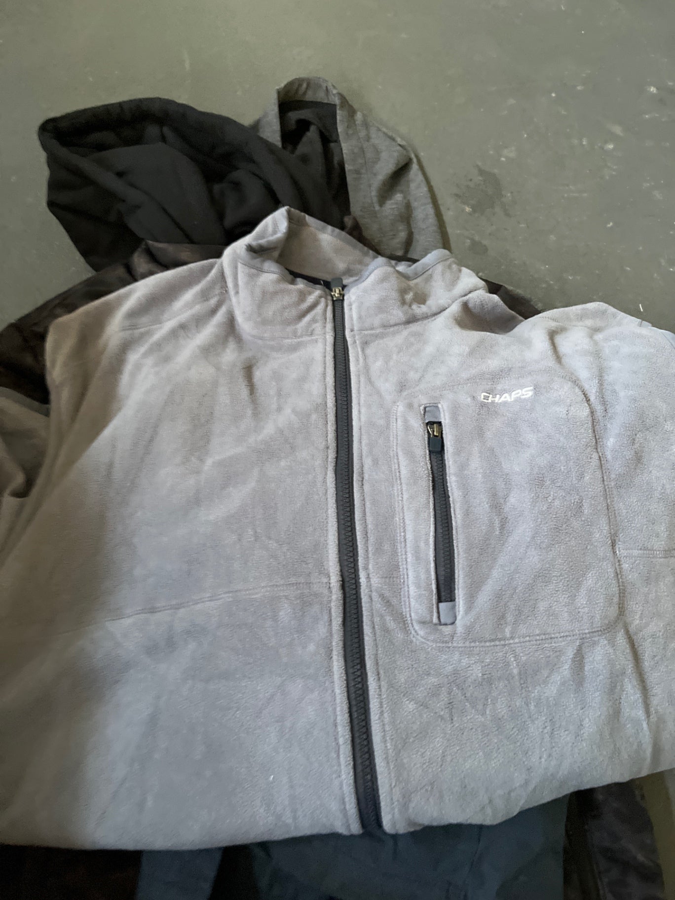 CHAPS Fleeceweste Grau Gr.: 3XL