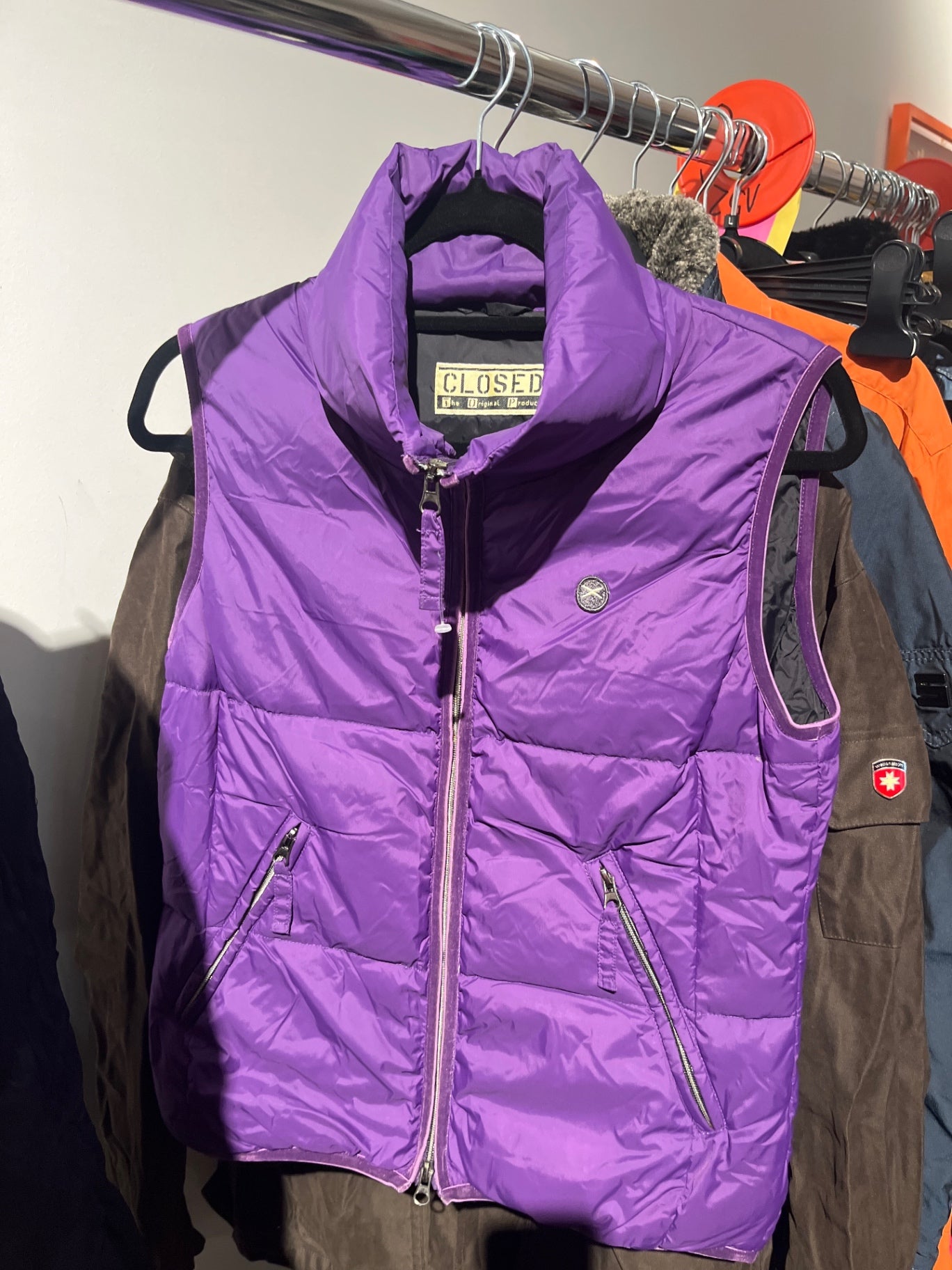Closed Daunenweste Lila Gr.: M