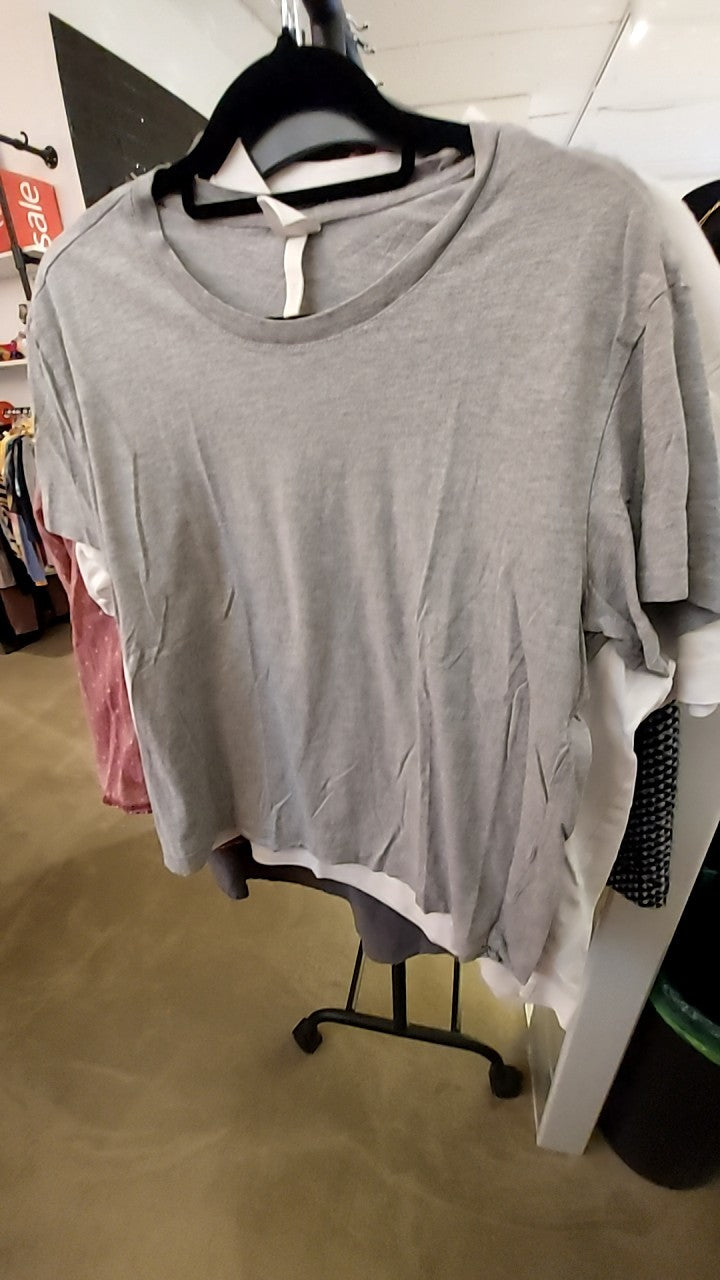 H&M T-Shirt Grau Gr.: XL