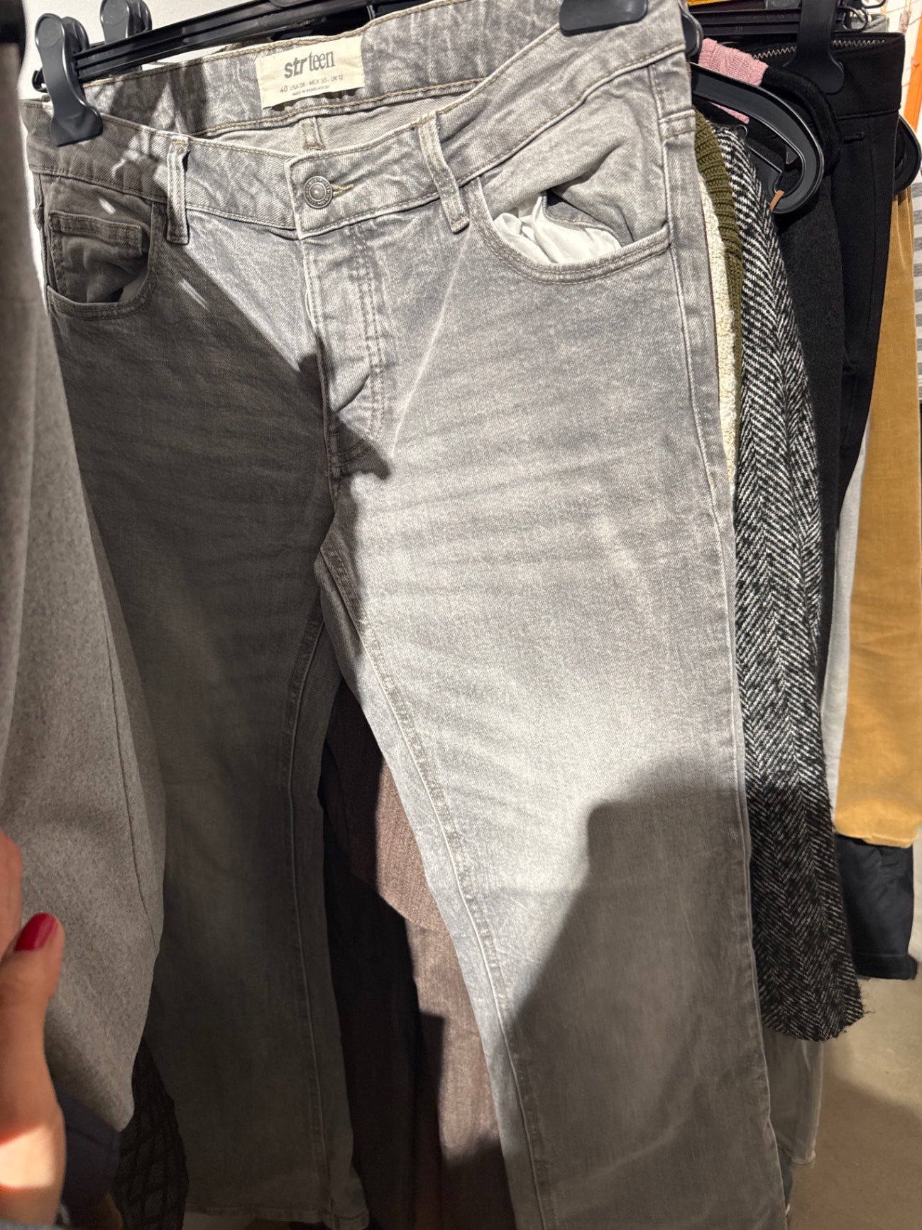str teen Jeans Hellgrau Gr.: 40