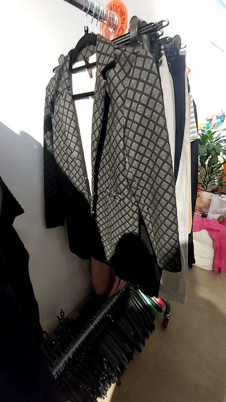 NED Longblazer Grau und Schwarz Gr.: S