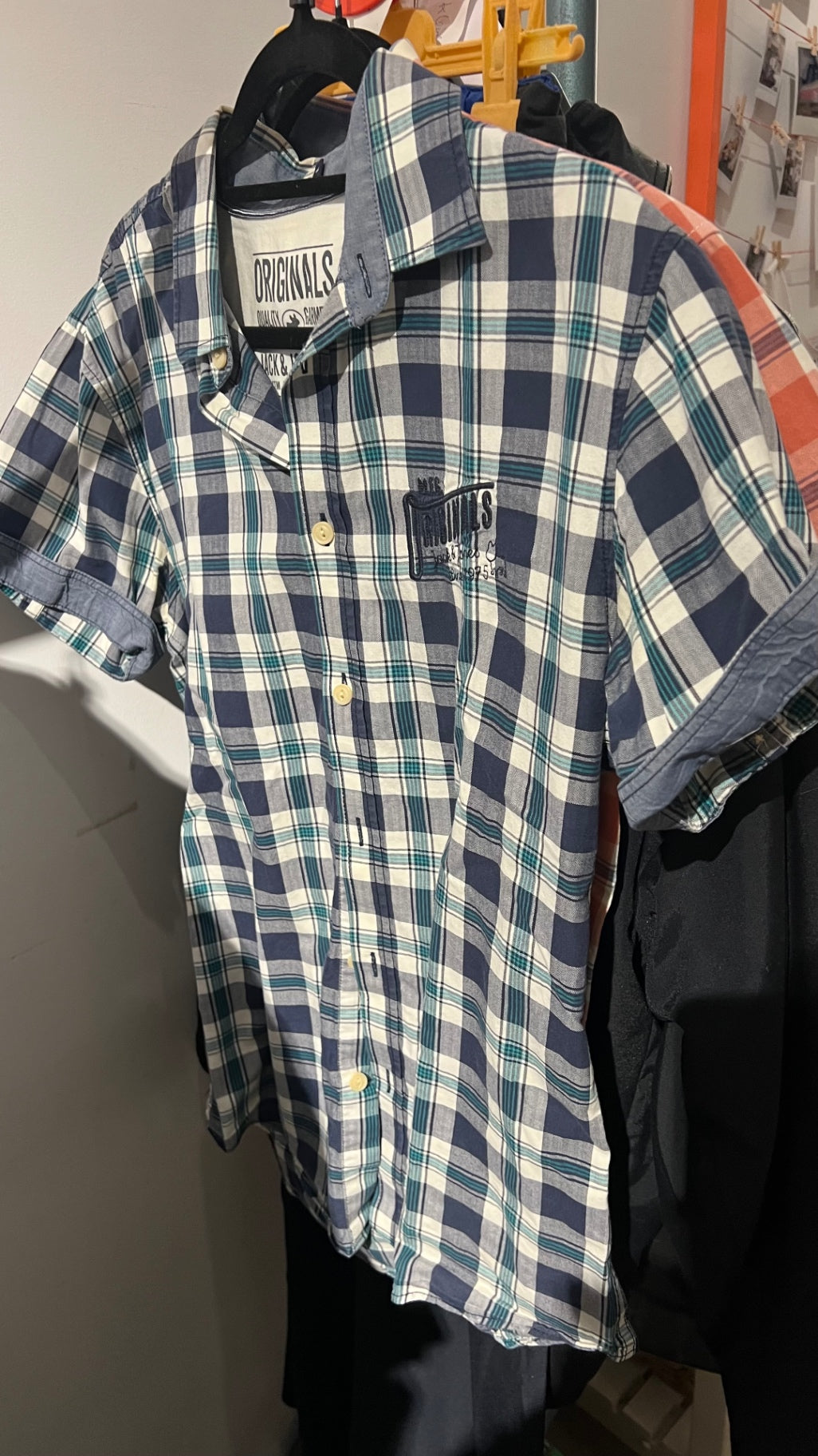 Jack & Jones Hemd Blau Gr.: L