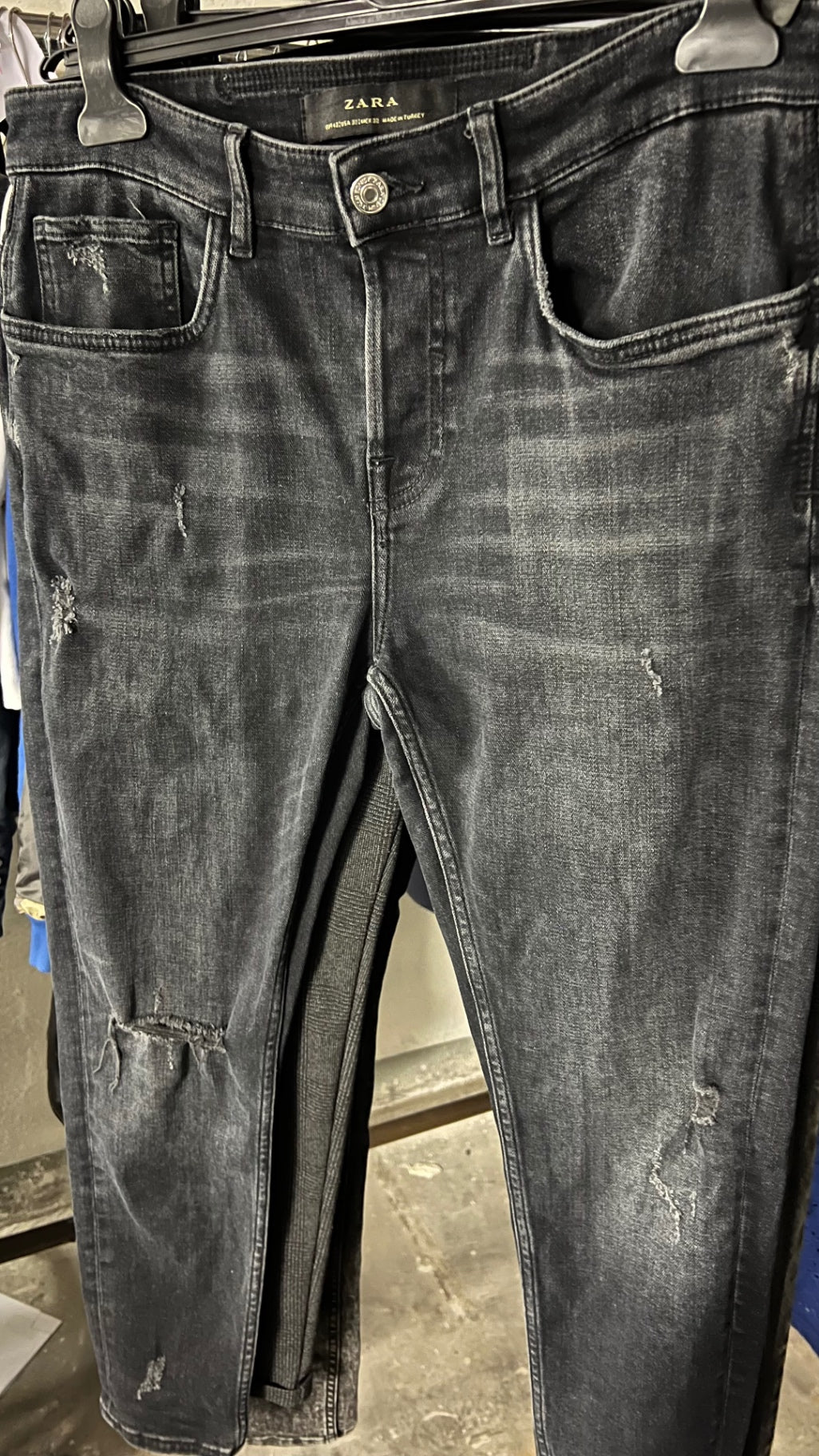 ZARA Jeans Schwarz Gr.: 32