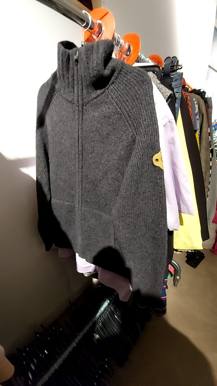 Kenvelo Jacke 80% Wolle Grau Gr.: XL