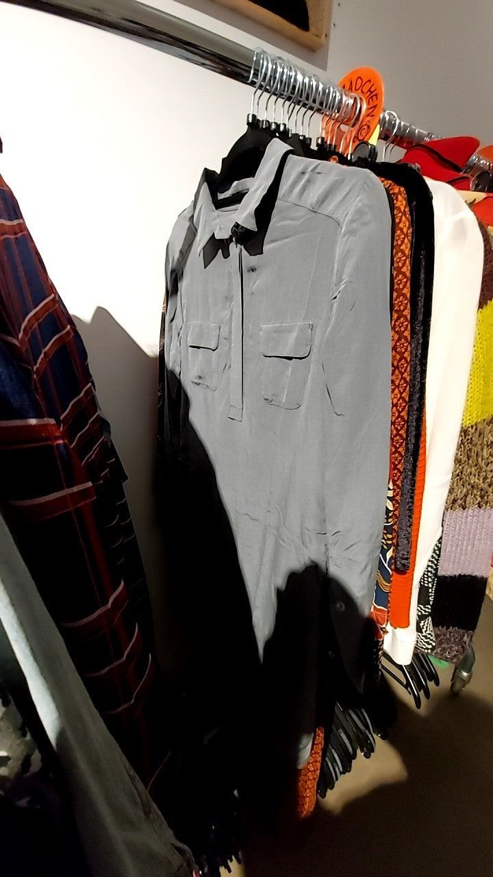 MARC O'POLO Longbluse Graublau Gr.: S