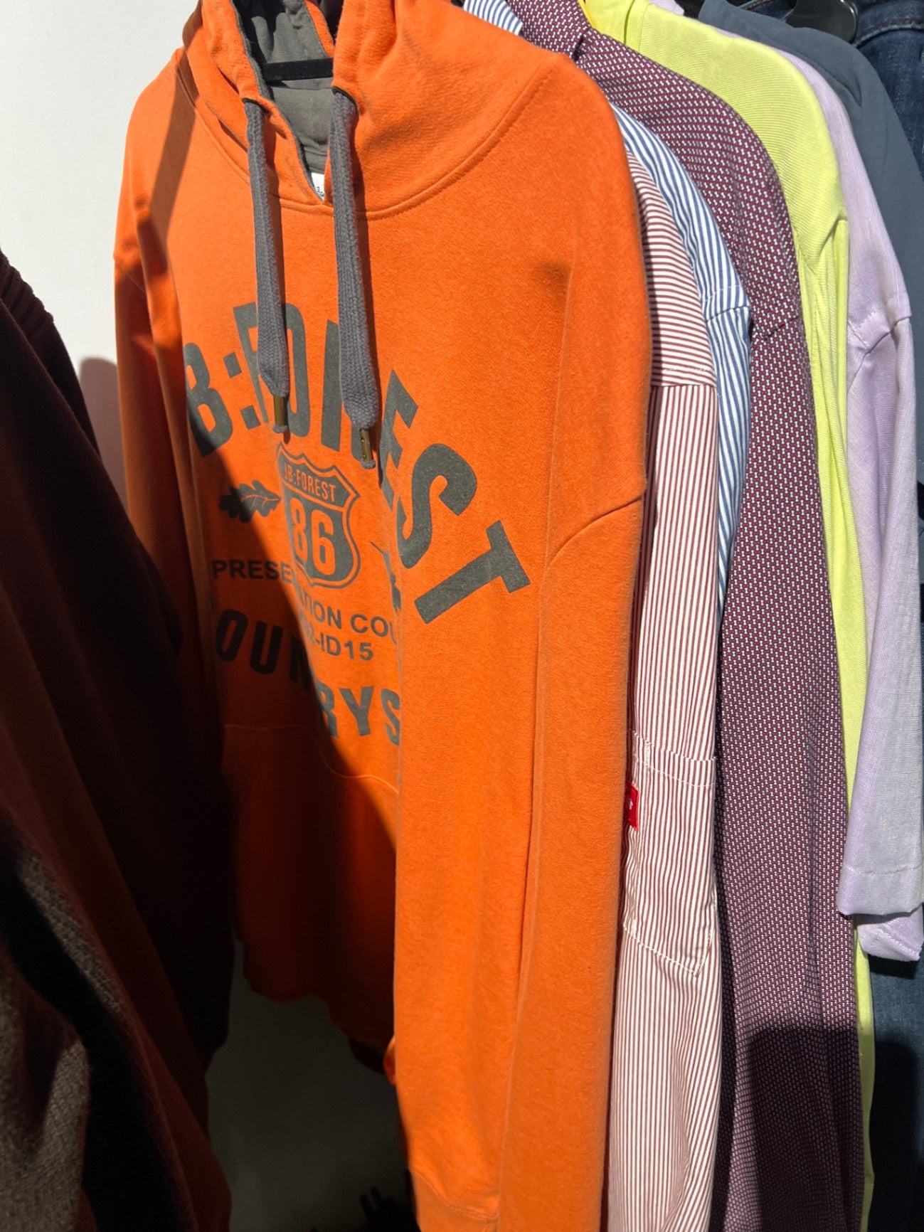 John Baner Hoodie Orange Gr.: XXL