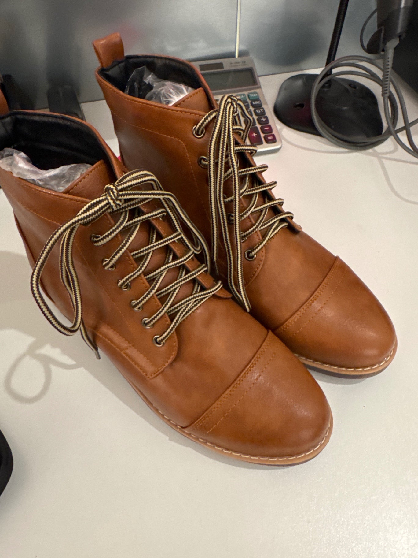 Stiefel Hellbraun Gr.: 41/42
