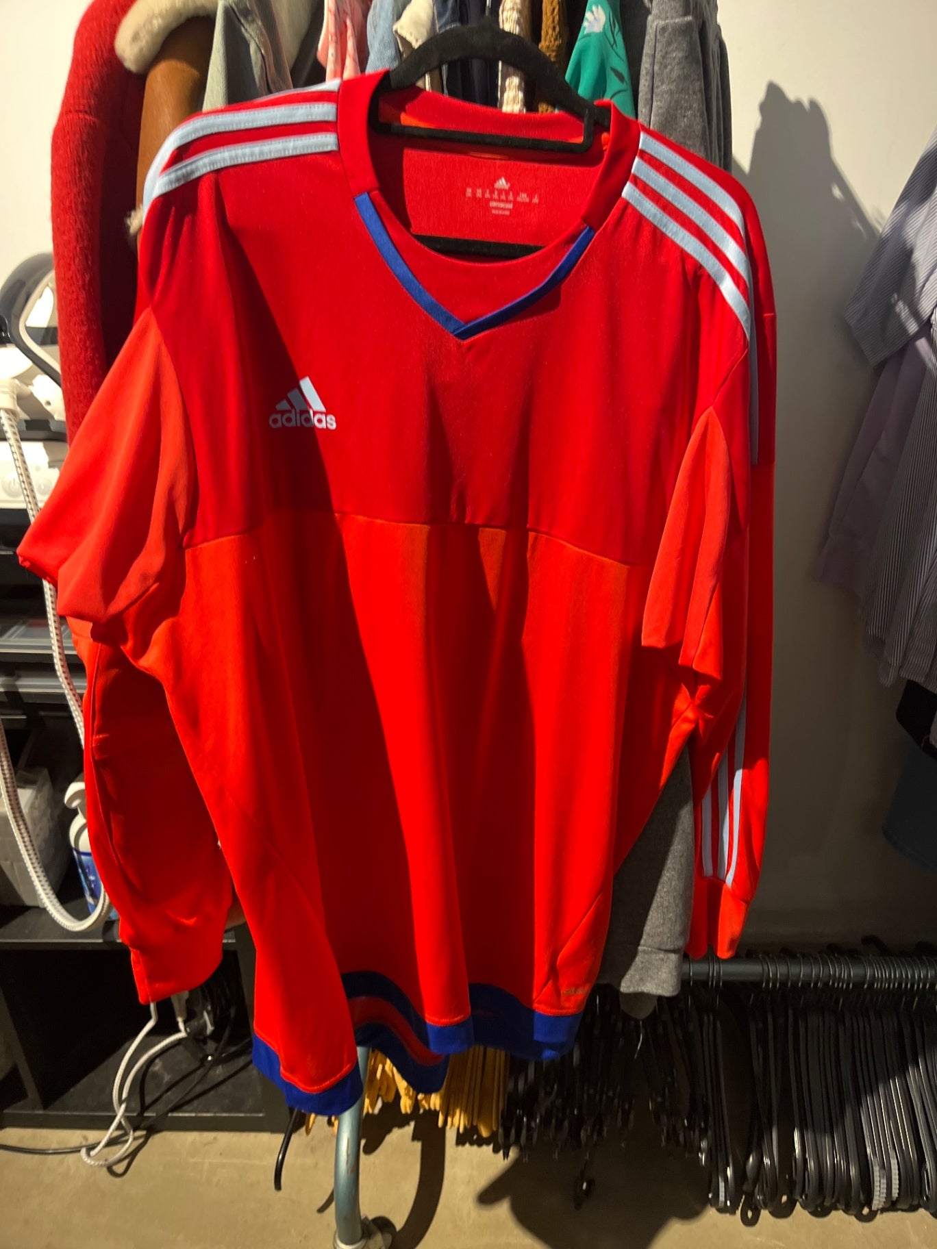 adidas Torwart Trikot Rot Gr.: XXL