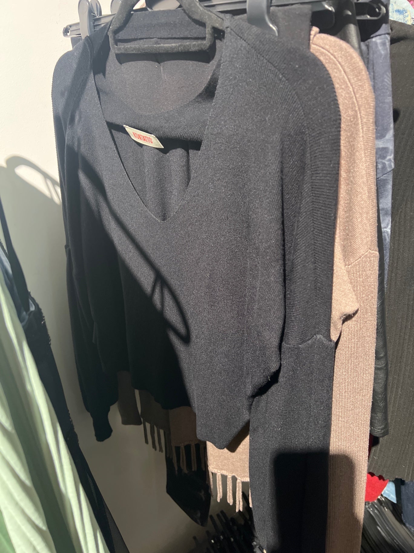 Kontatto Pullover Schwarz Gr.: M