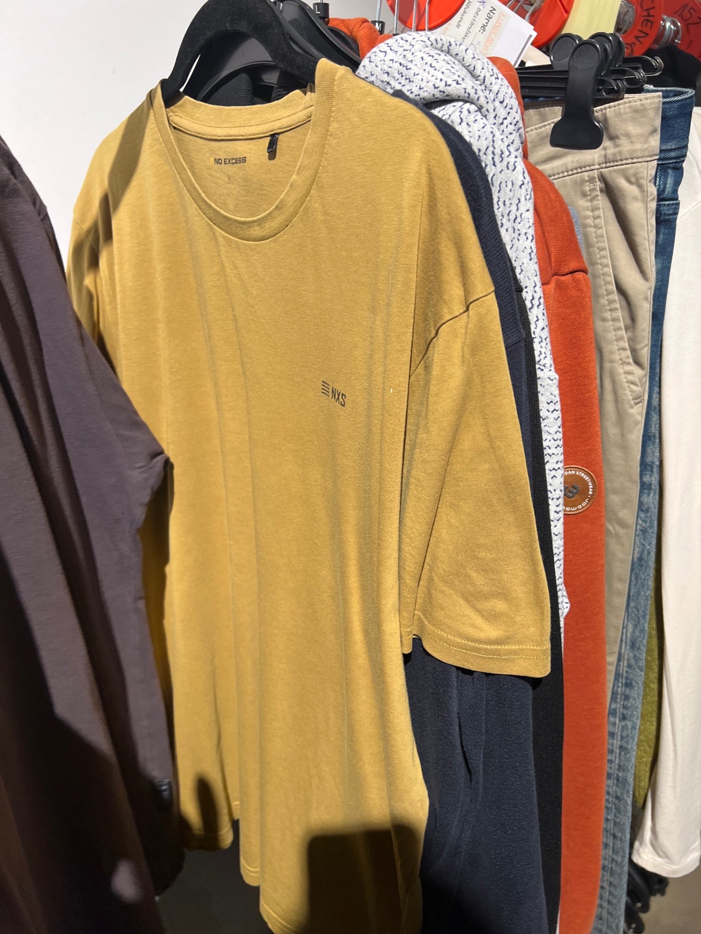 NO EXCESS T-Shirt Gelb Gr.: L