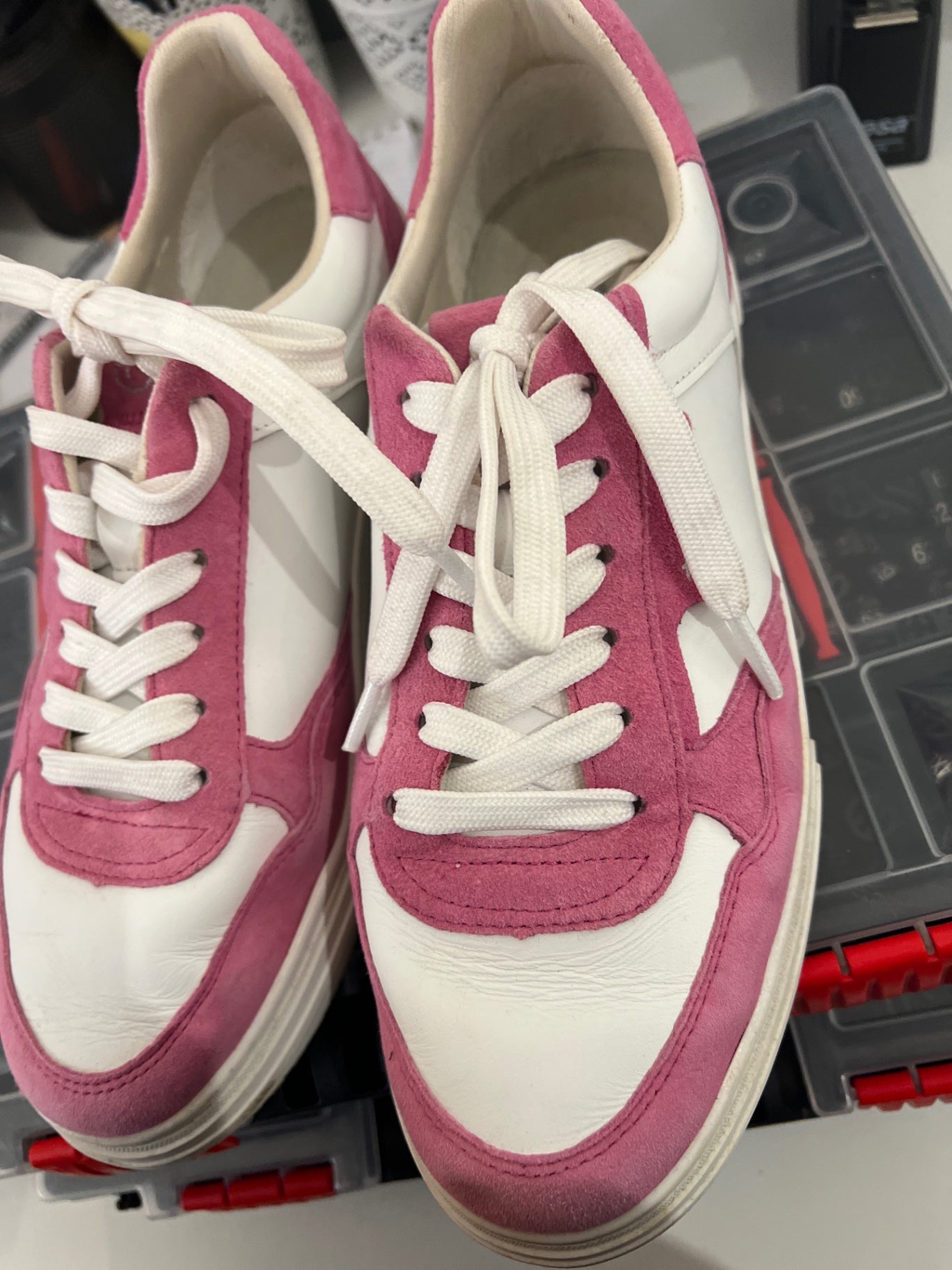 Tamaris Schuhe Weiß Pink Gr.: 39