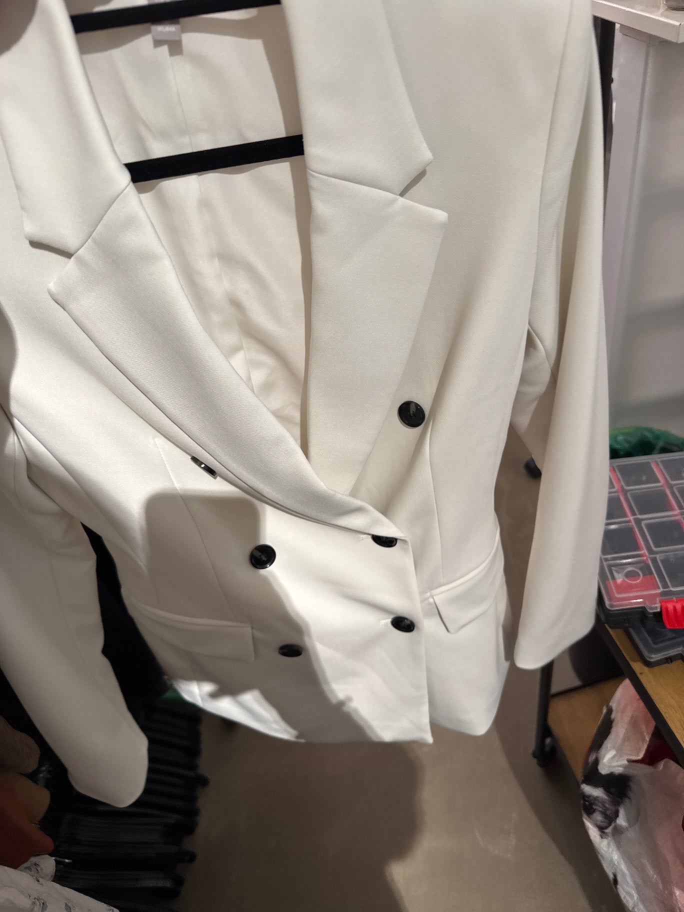 H&M Blazer Creme/Beige Gr.: S