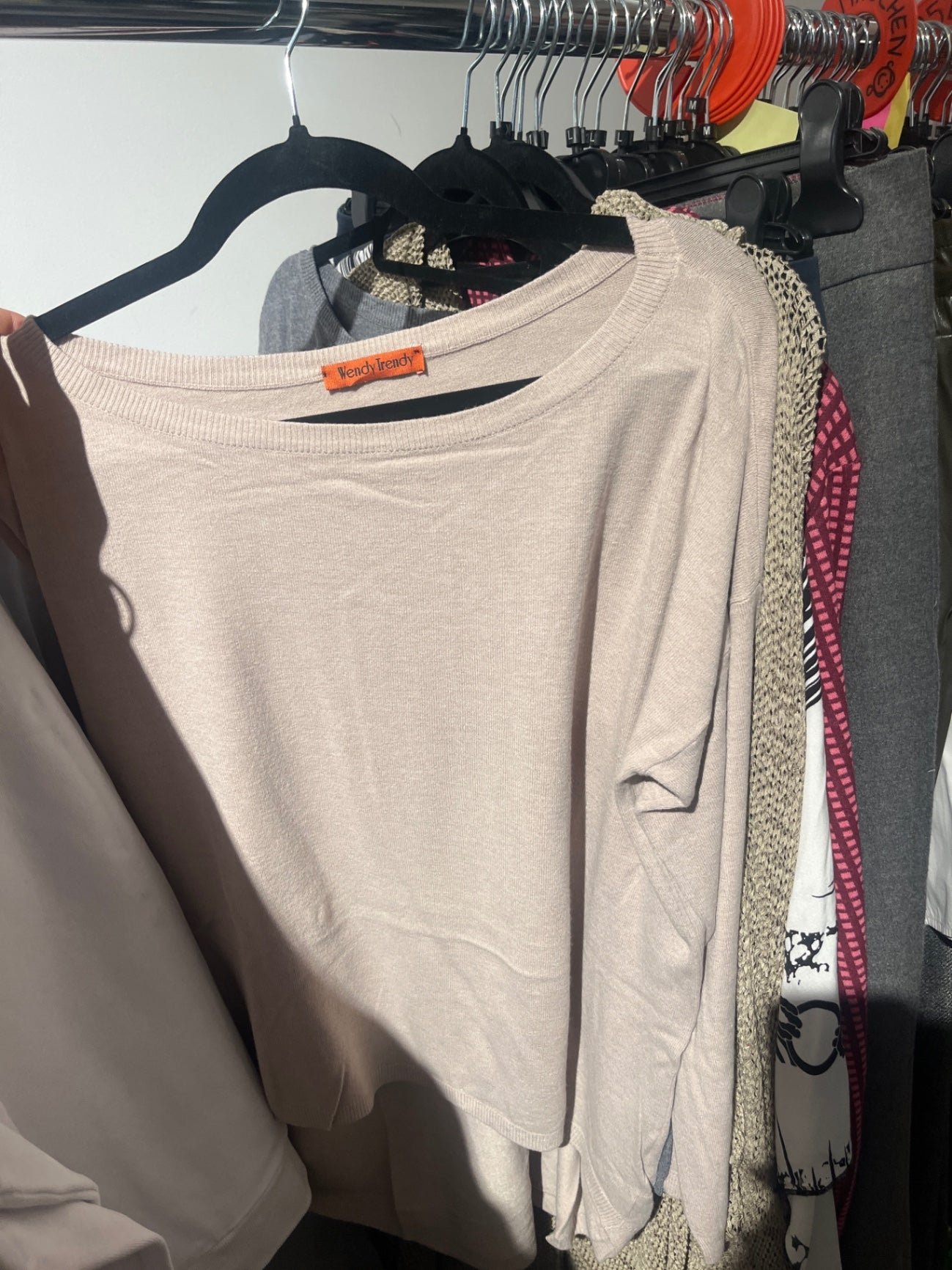 Wendy Trendy Oberteil Beige Gr.: L