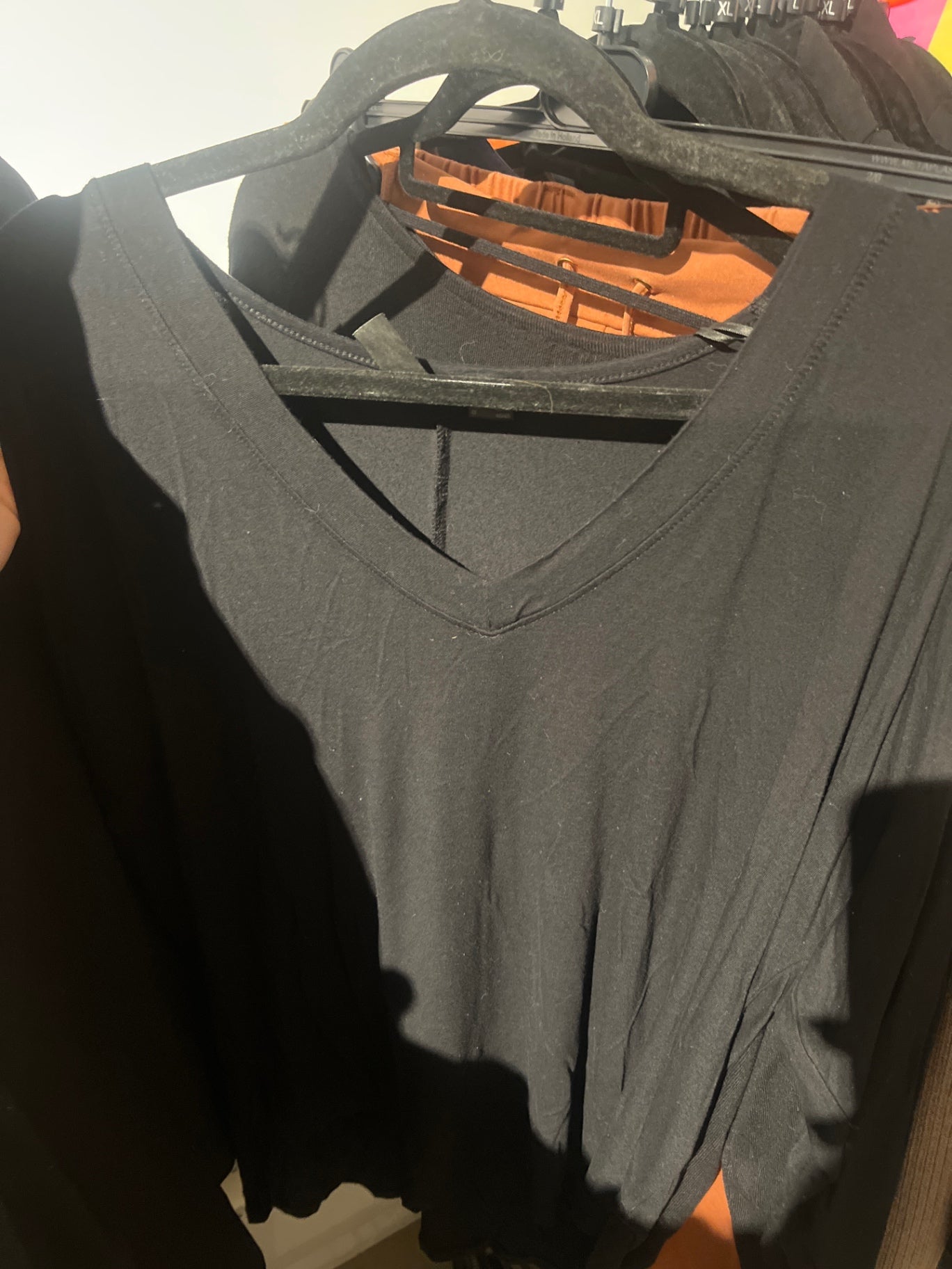 Rainbow Langarmshirt Schwarz Gr.: L