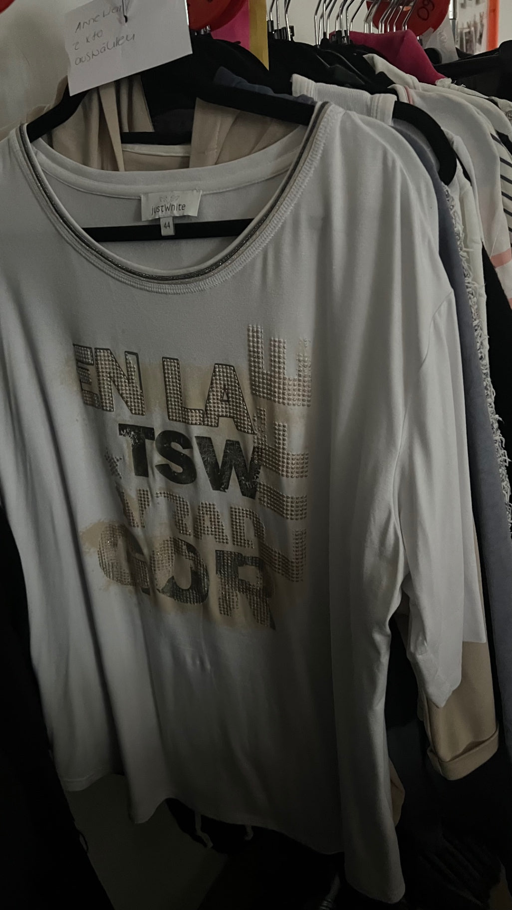justWhite T-Shirt Weiß Gr.: XL