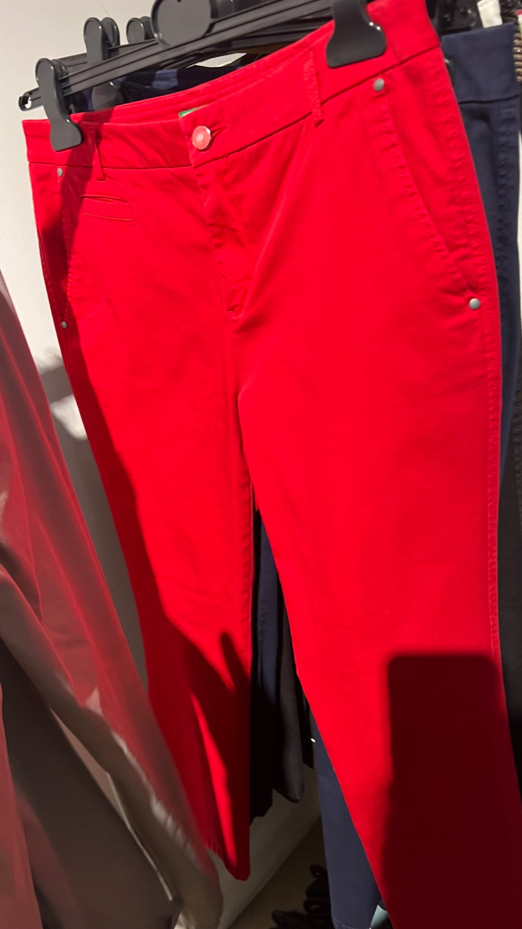 Benetton Hose Rot Gr.: M