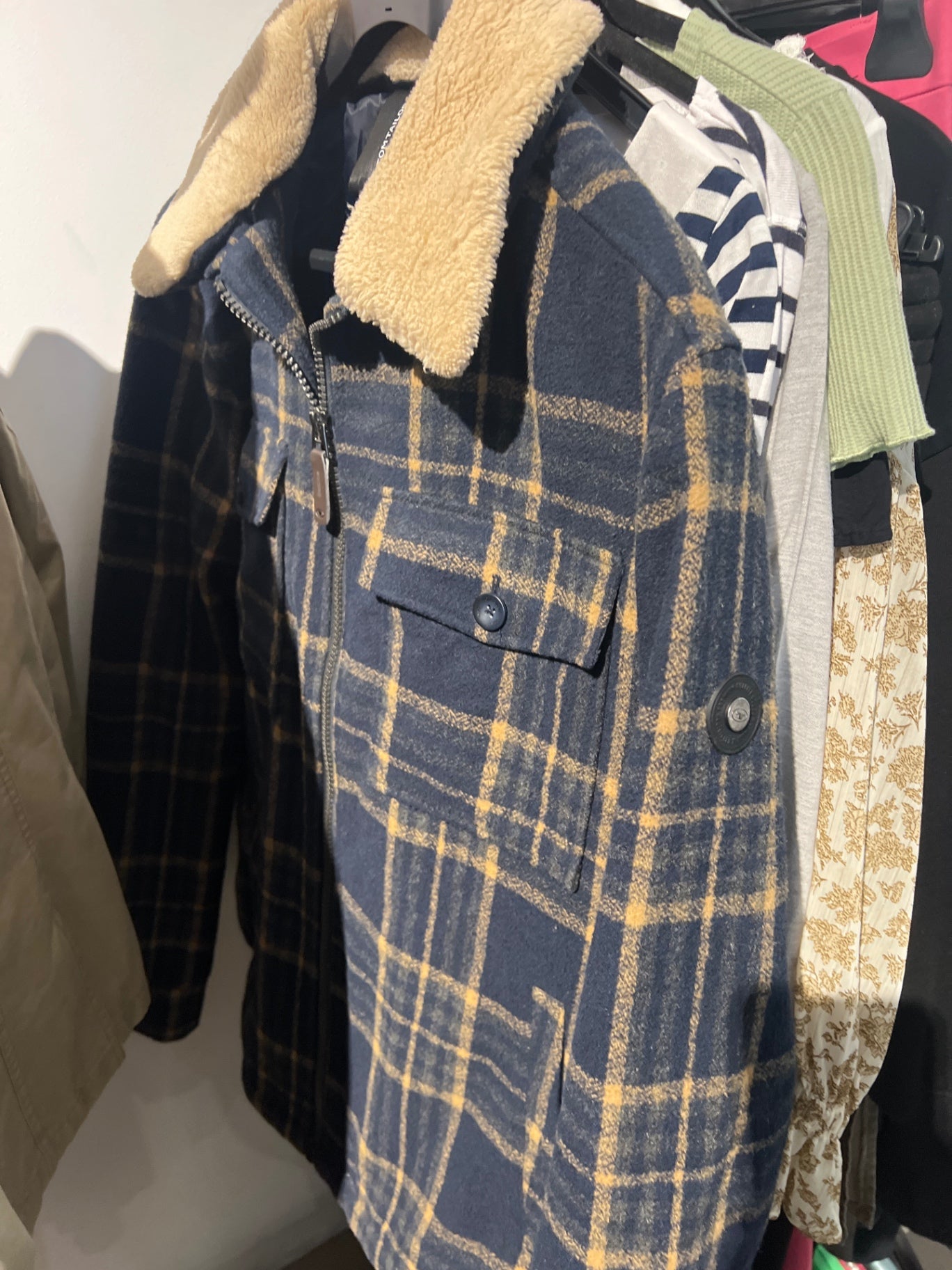 Tom Tailor Jacke Blau Beige Gr.: XL