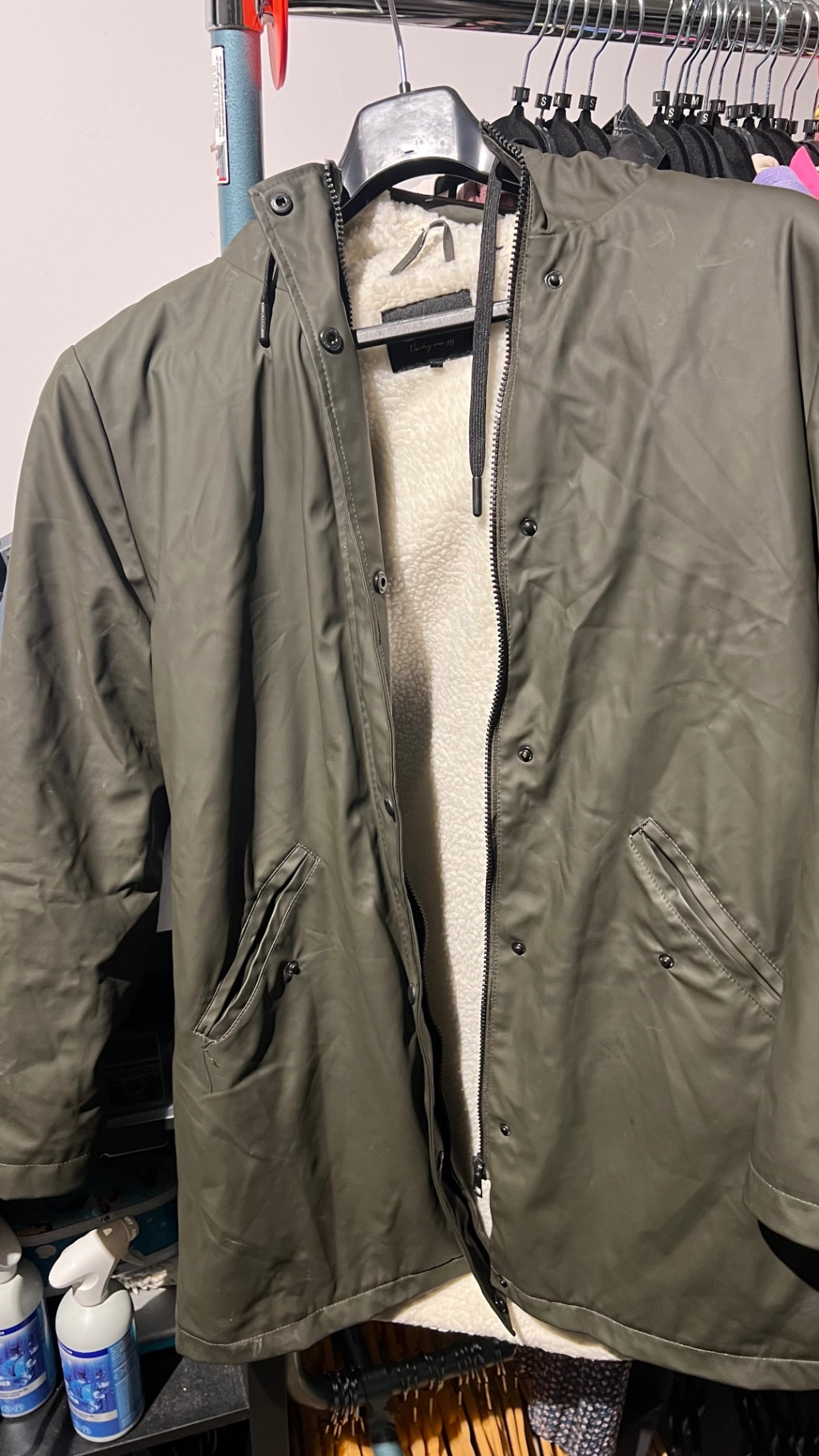 Only Regenjacke Olivegrün Gr.: L