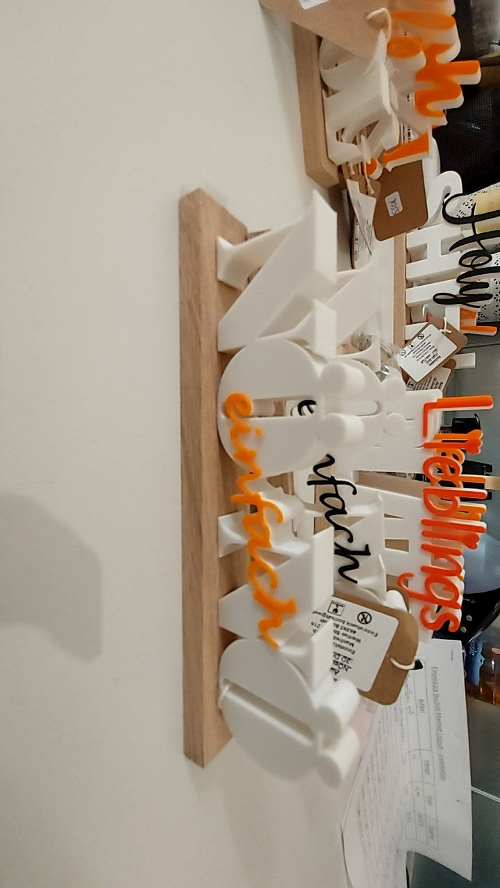 EINZELSTÜCK Deko Nö einfach Nö 3D
