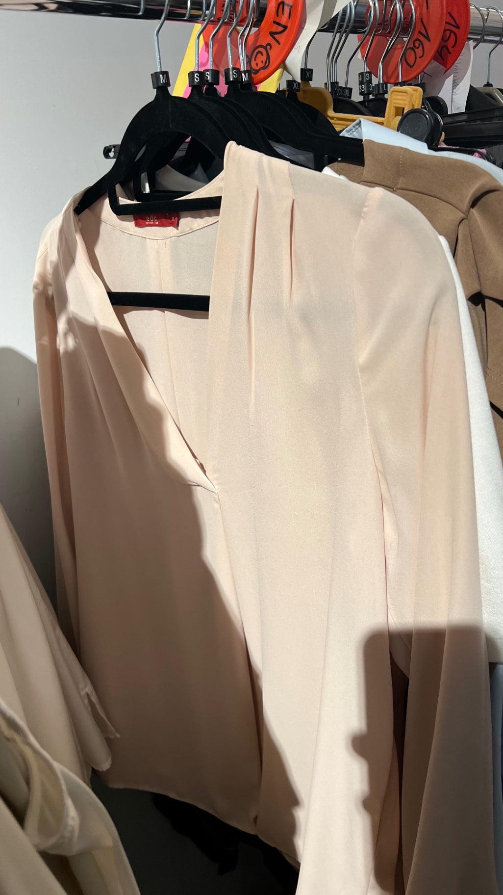 EDC Bluse Cremefarben Gr.: M