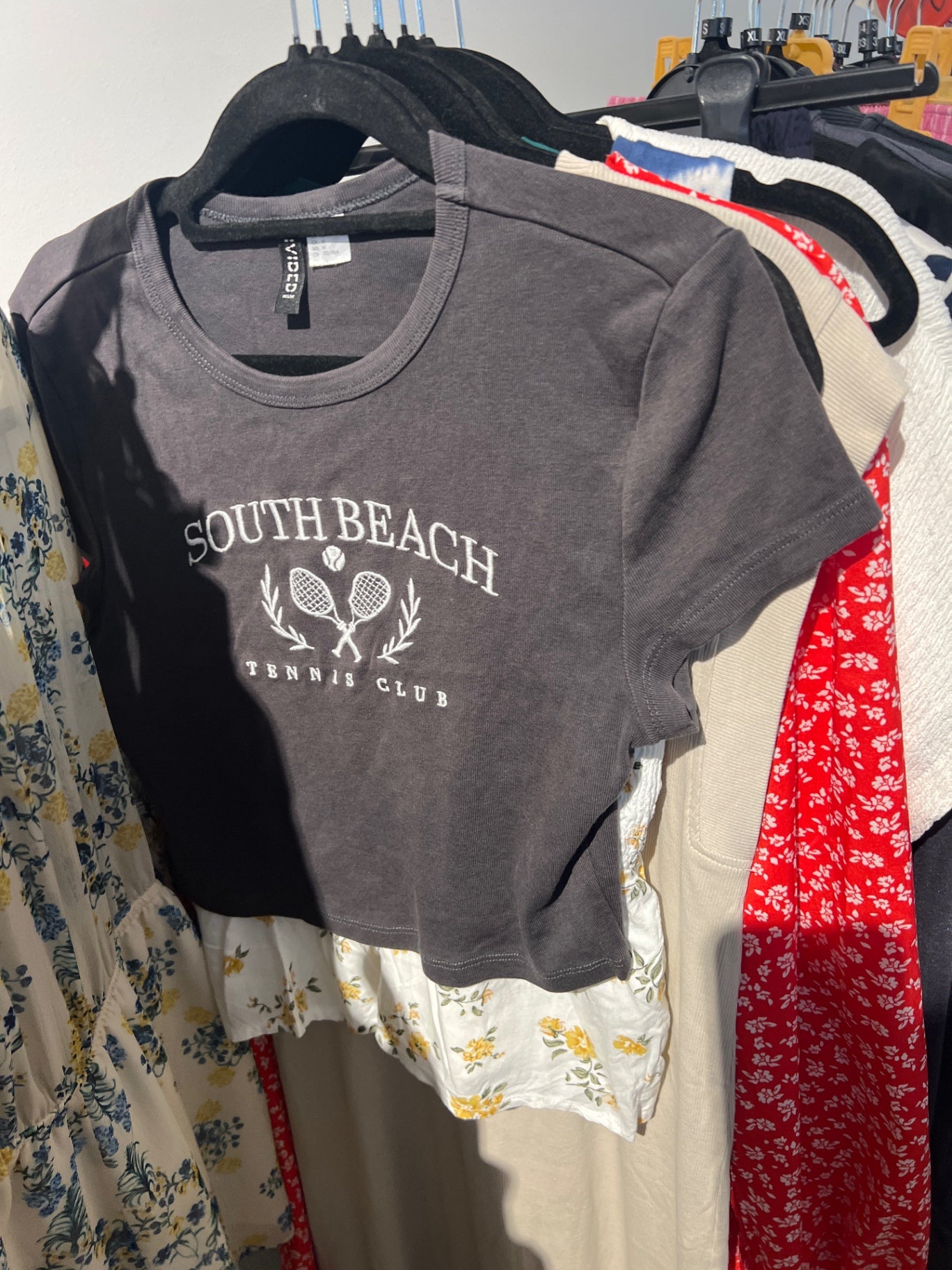 H&M T-Shirt Grau Gr.: M