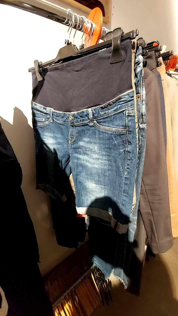 H&M Mama Umstands-Shorts Blau Gr.: L