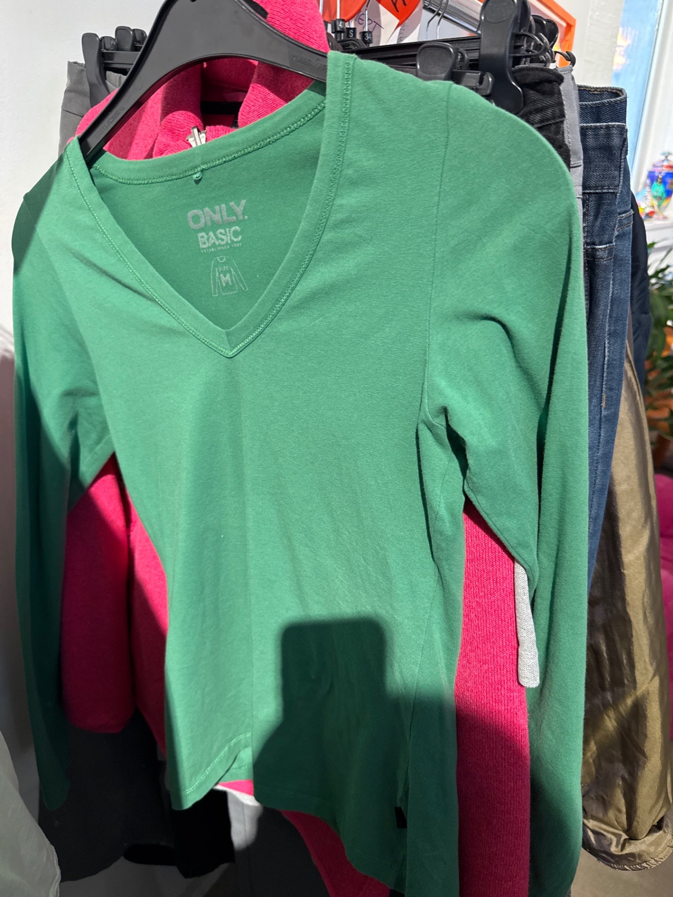 ONLY BASIC Pullover Grün Gr.: M