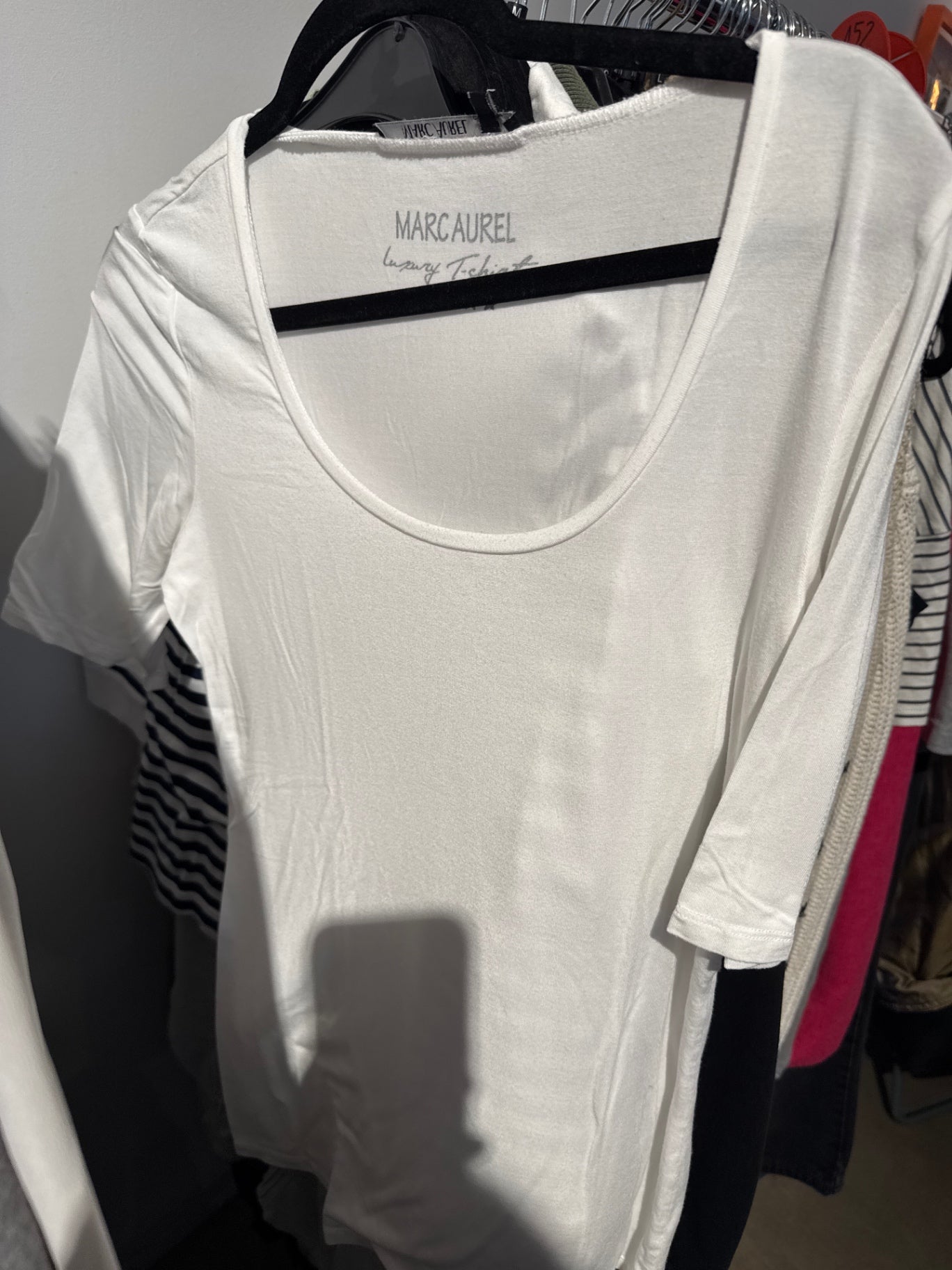 MARC AUREL T-Shirt Weiß Gr.: 40