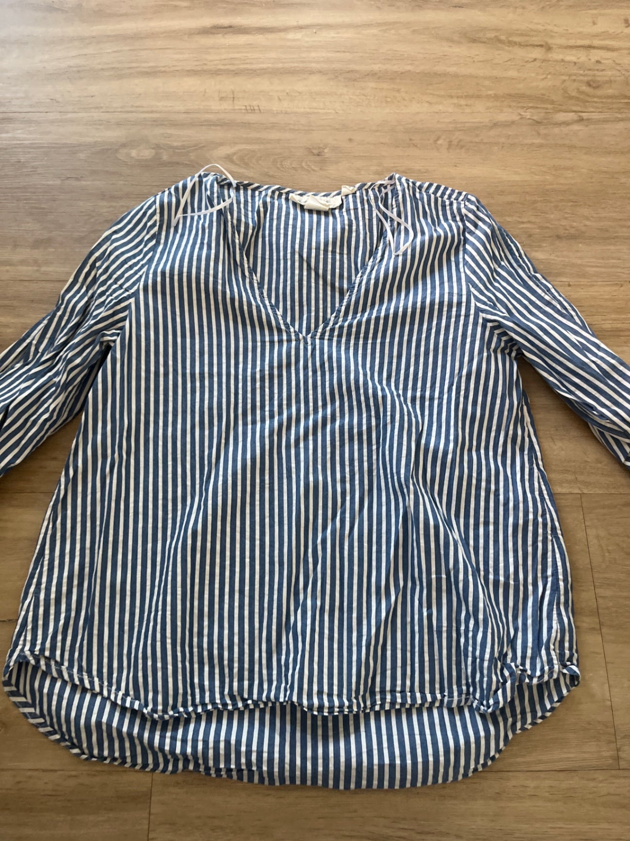 LOGG Bluse Blau weiß gestreift Gr.: M