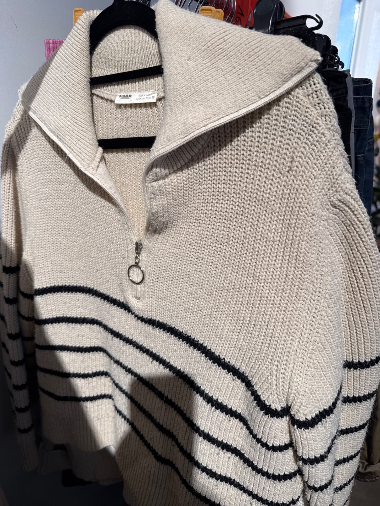 B-Ware! PULL&BEAR Pullover Beige Gr.: M