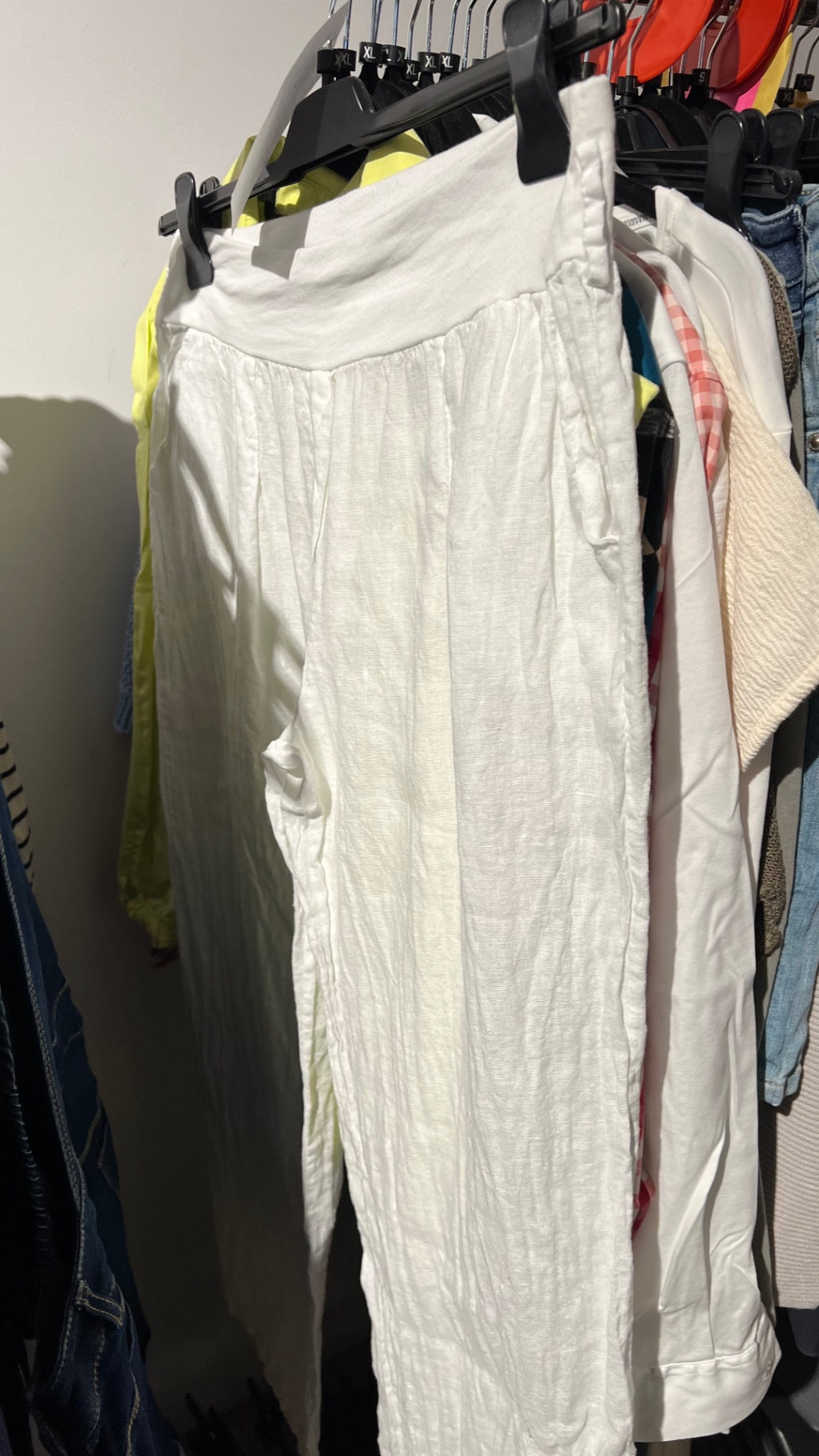 Hose Weiß Gr.: L