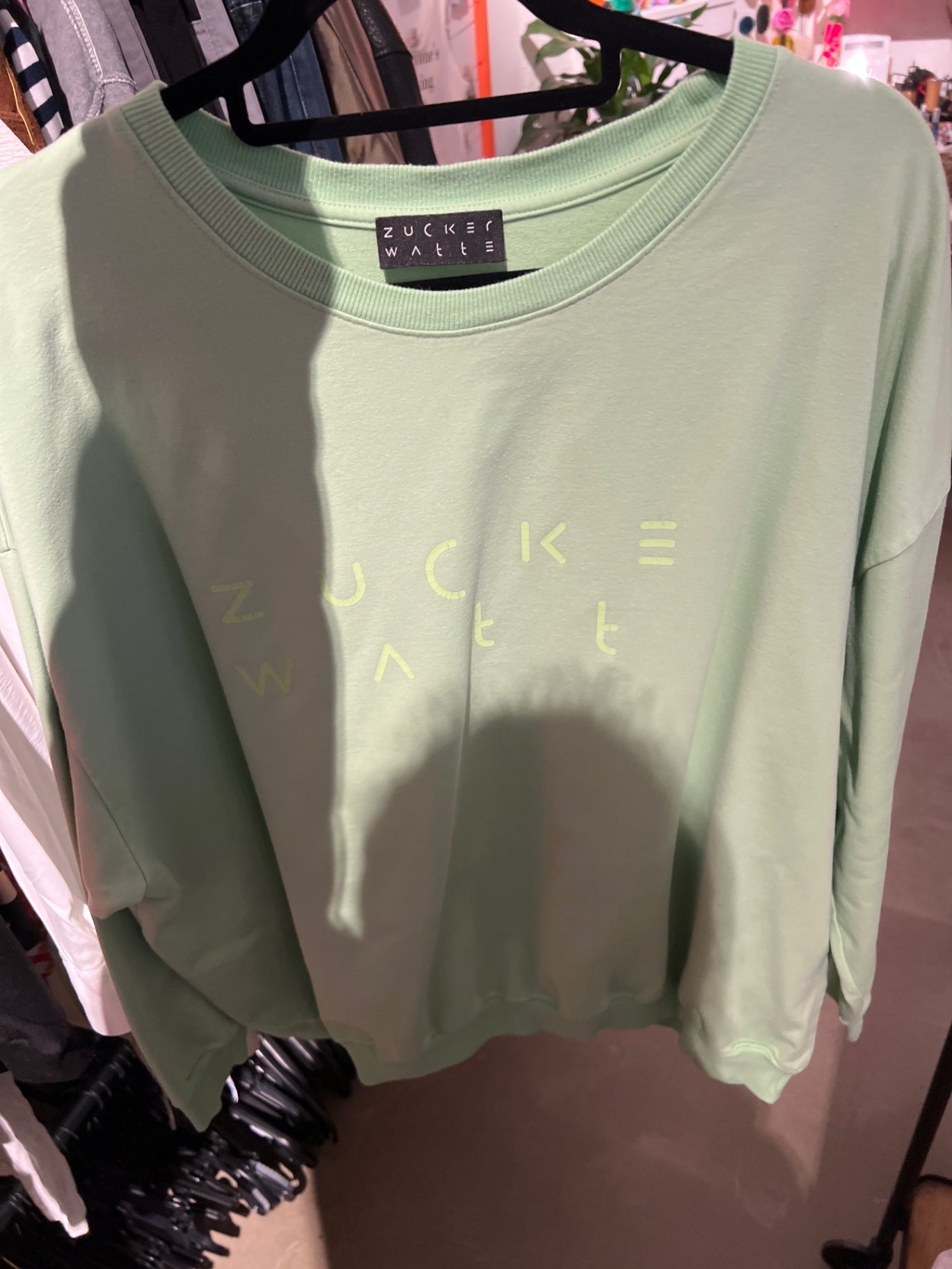 ZUCKERWATTE Pullover Hellgrün Gr.: L