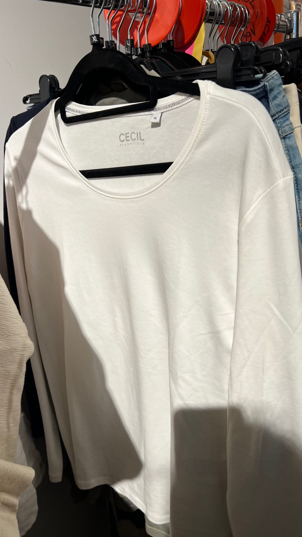 CECIL Longsleeve Weiß Gr.: XL