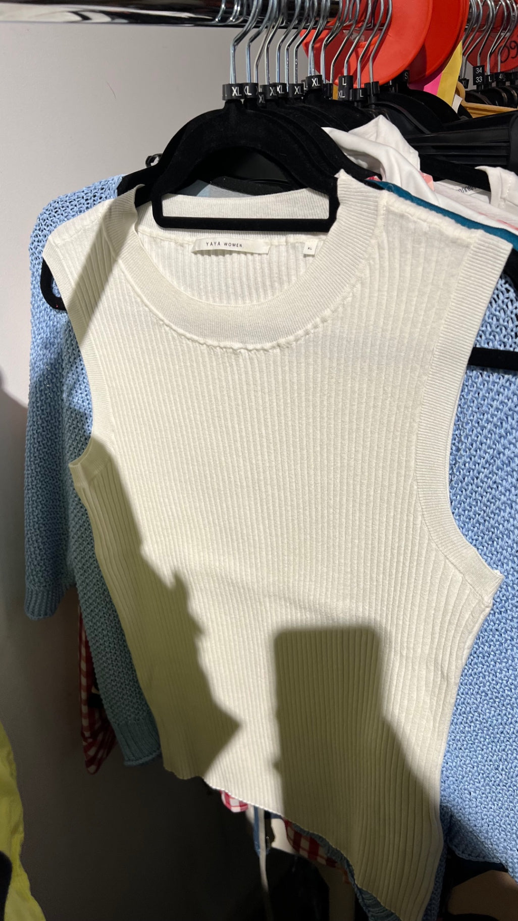 YAYA WOMEN Top Cremefarben Gr.: XL