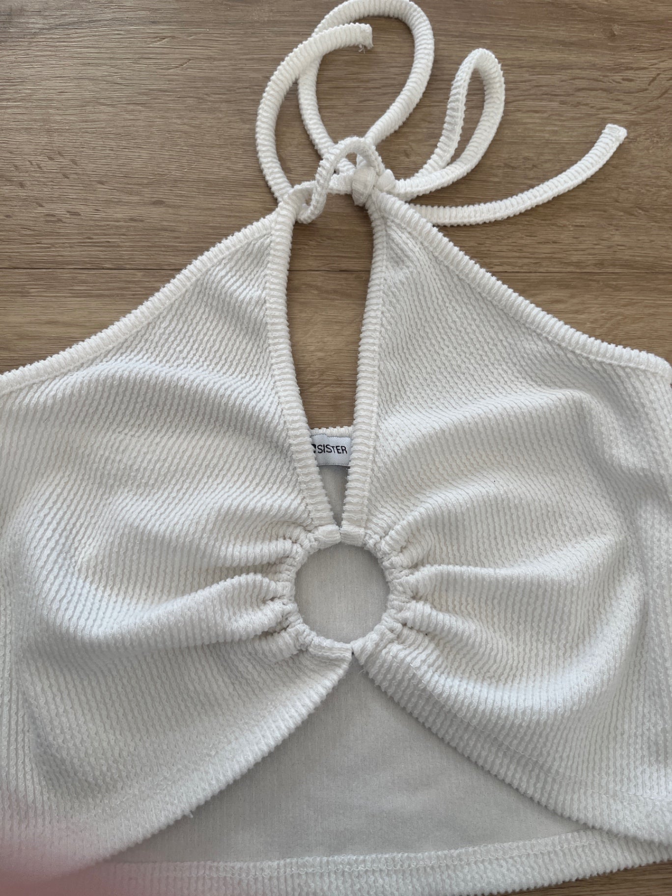 FBSISTER Neckholder Weiß Gr.: S
